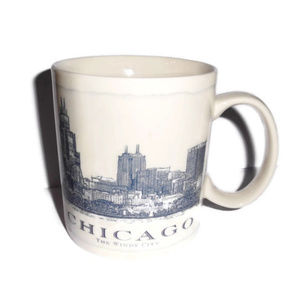 Starbucks City Mug Coffee Chicago 2008 18 oz